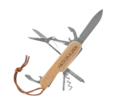 multiherramienta de madera personalizable